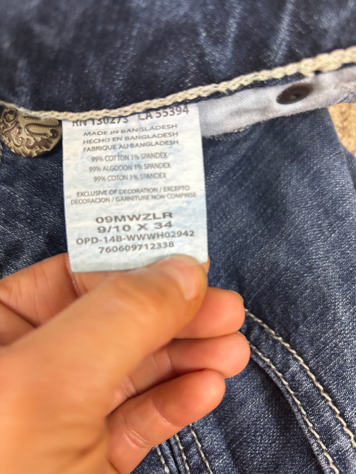 Wrangler low rise Premium patch jeans