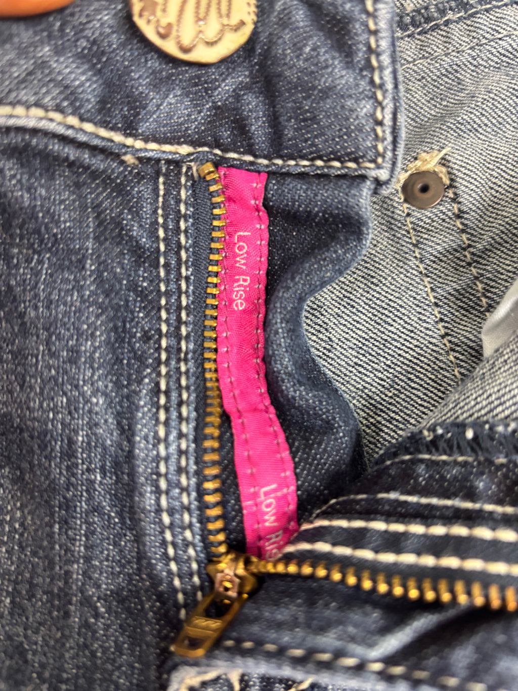 Wrangler low rise Premium patch jeans