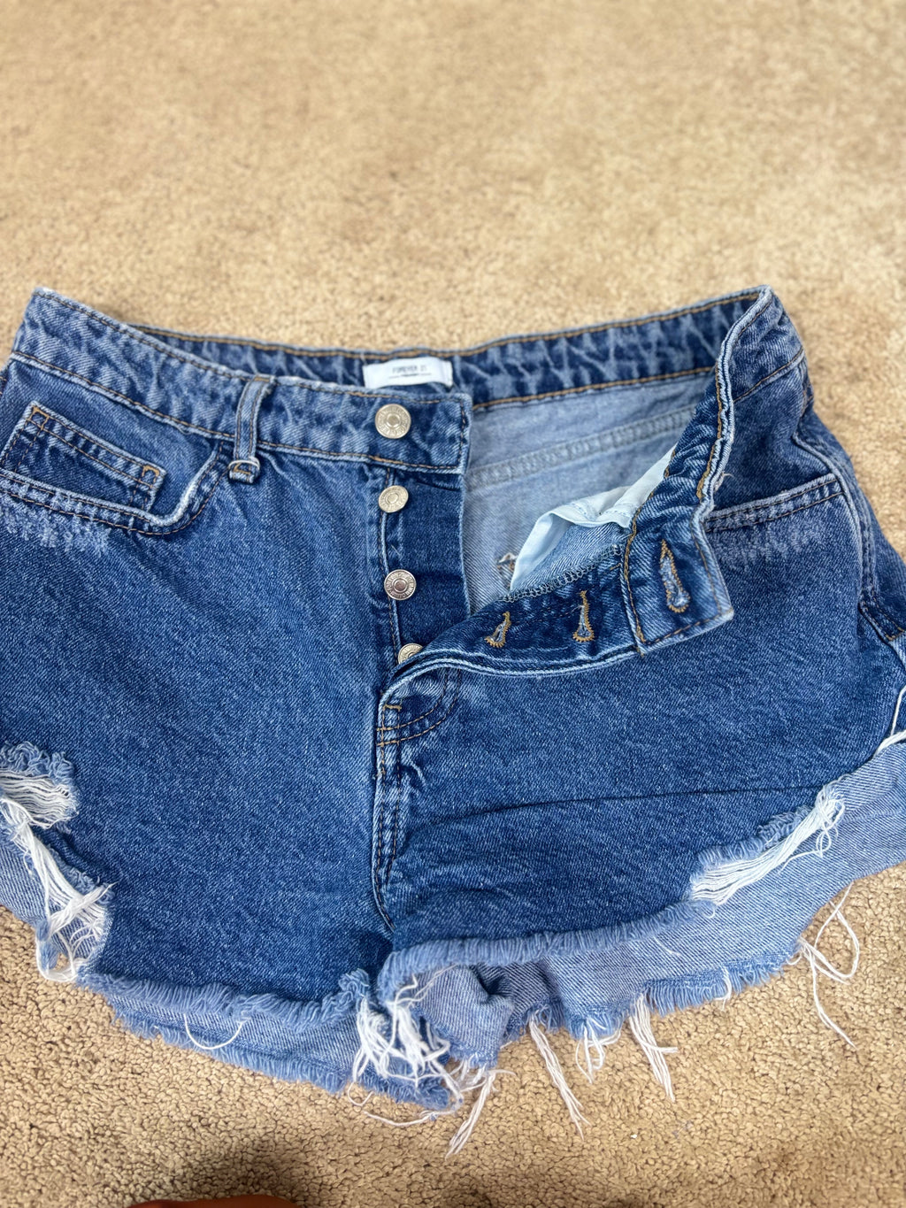Forever 21 cutoff shorts
