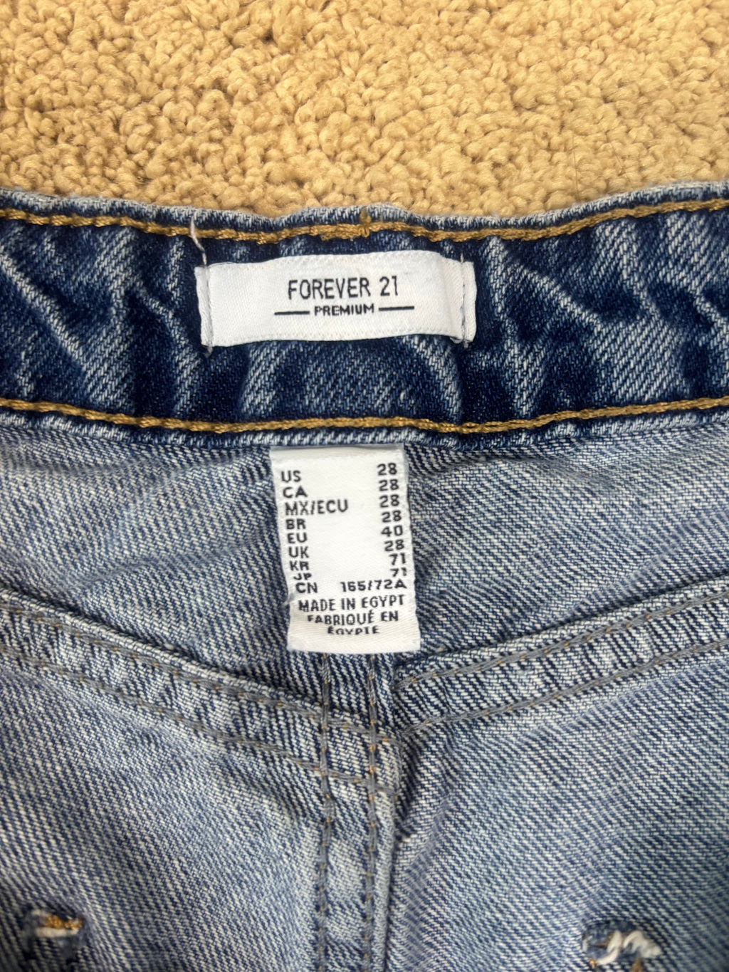 Forever 21 cutoff shorts